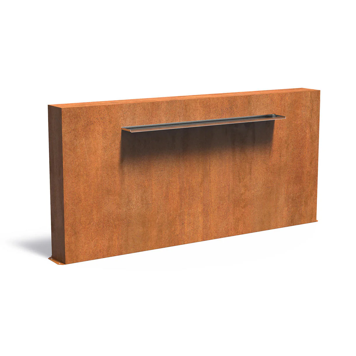 Pond Water Wall Free Standing with Water Blade - Corten - Image 5