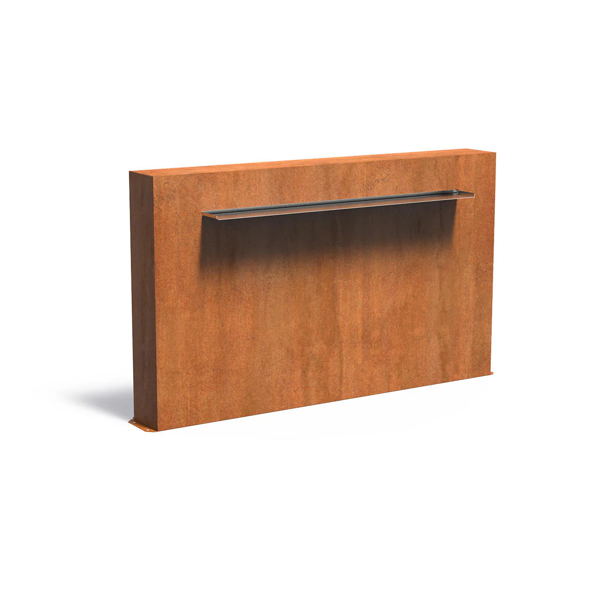 Pond Water Wall Free Standing with Water Blade - Corten - Image 6