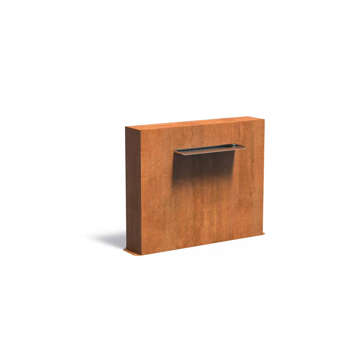 Pond Water Wall Free Standing with Water Blade - Corten - Image 7