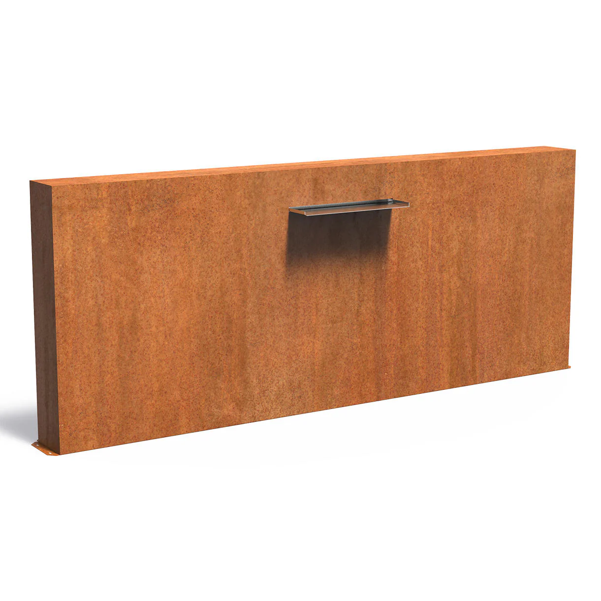 Pond Water Wall Free Standing with Water Blade - Corten - Image 9