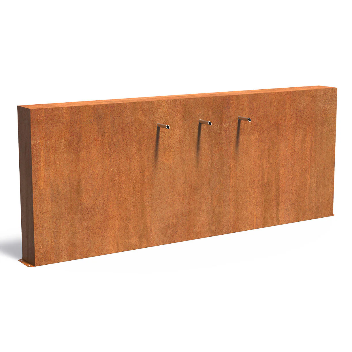 Pond Water Wall Free Standing with 3 Spouts - Corten - Image 5