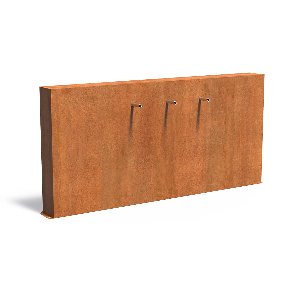 Pond Water Wall Free Standing with 3 Spouts - Corten - Image 6