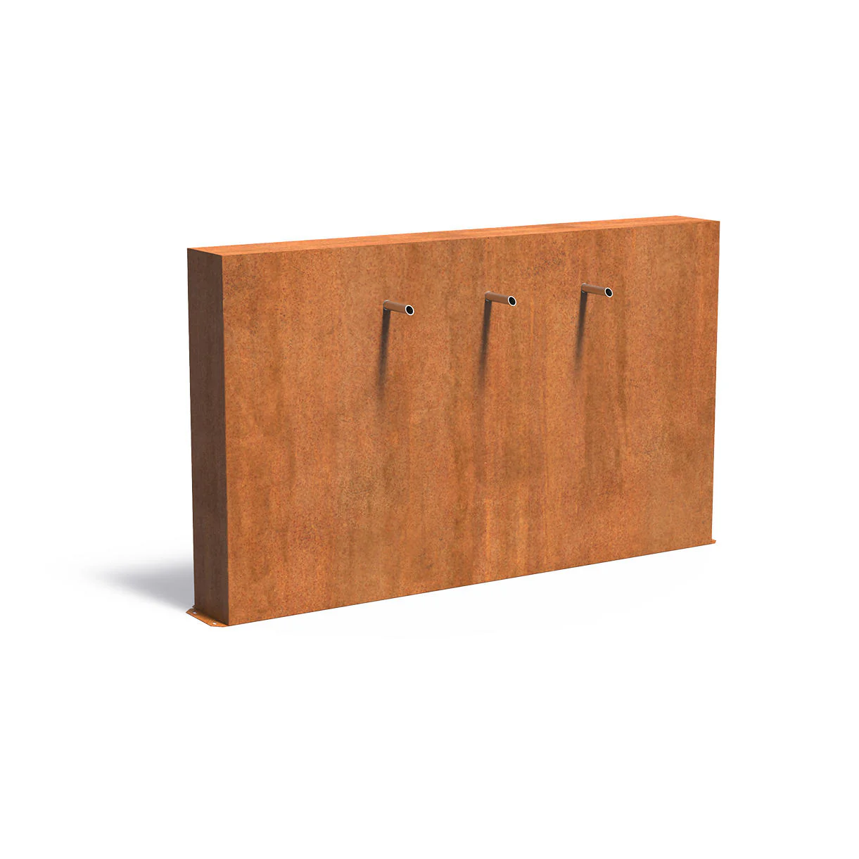 Pond Water Wall Free Standing with 3 Spouts - Corten - Image 7