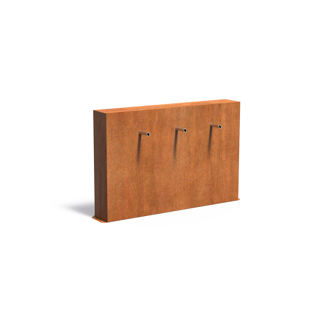 Pond Water Wall Free Standing with 3 Spouts - Corten - Image 8