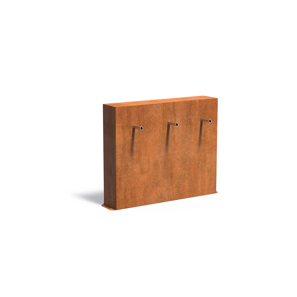 Pond Water Wall Free Standing with 3 Spouts - Corten - Image 9
