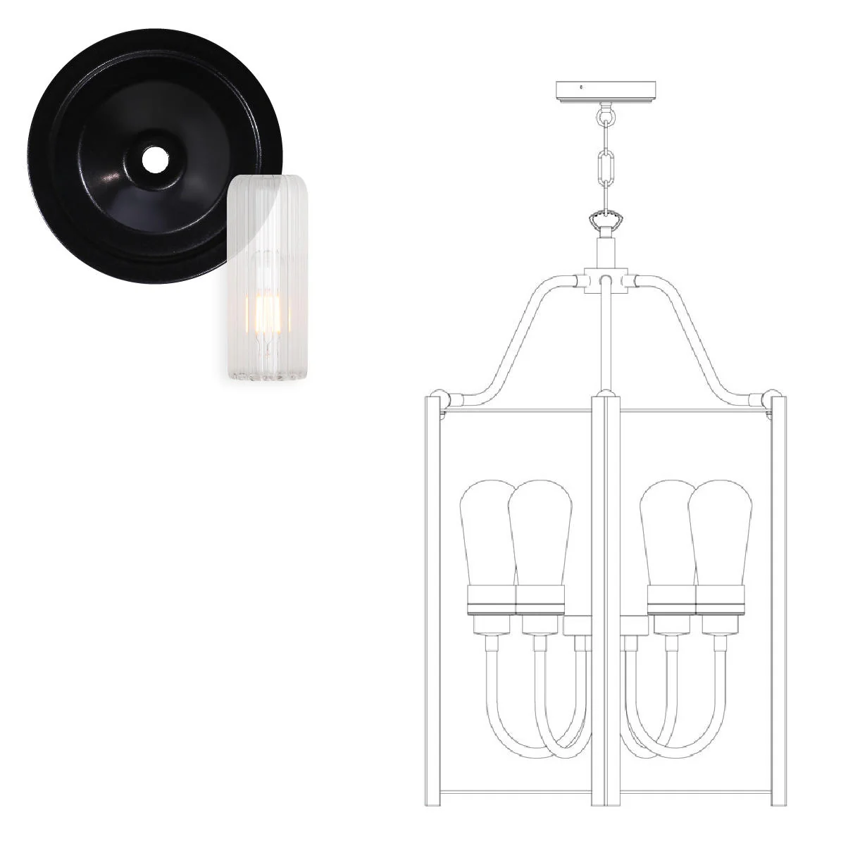 Portroe Outdoor Hanging Lantern - Image 10