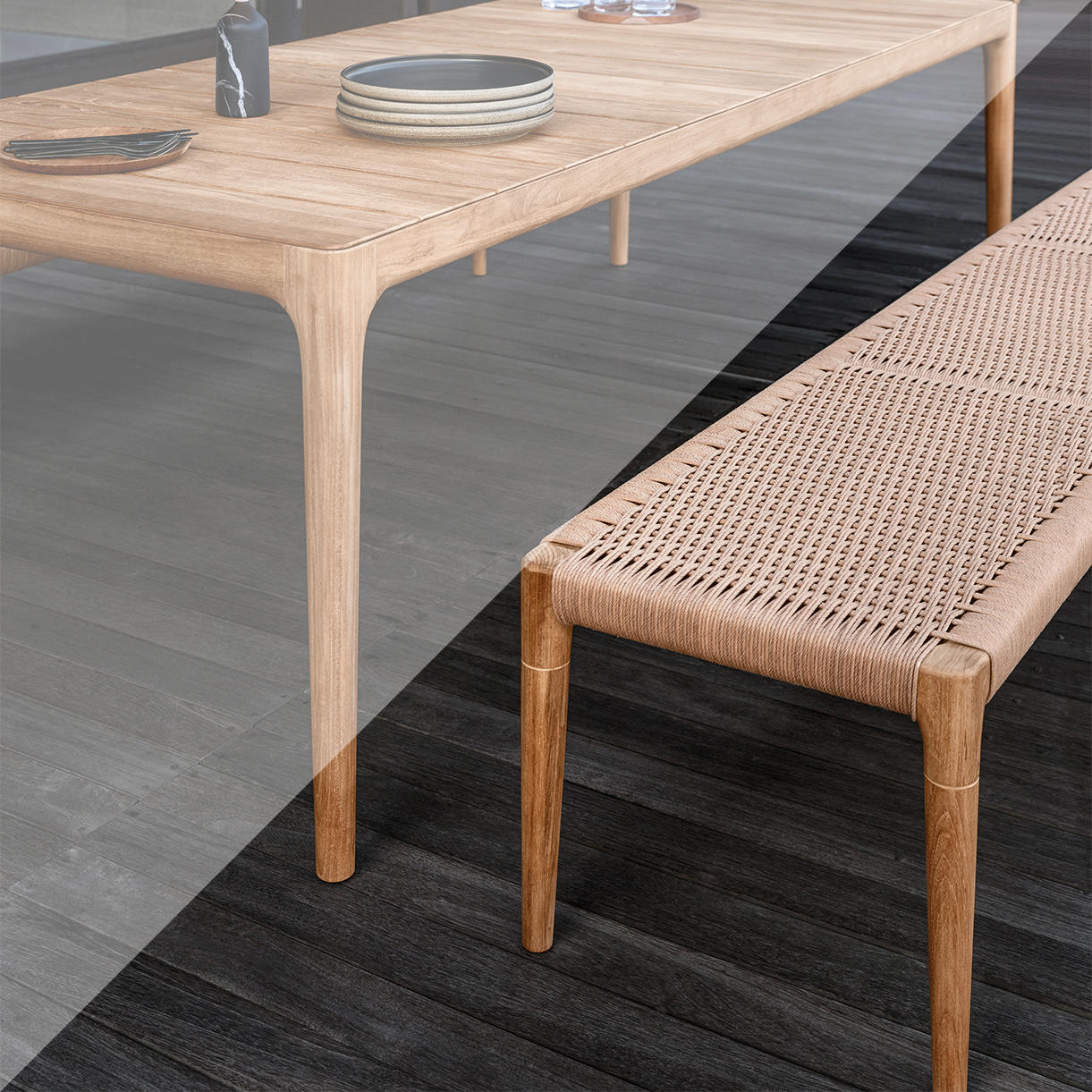 Protective Cover for Lima 224cm Dining Bench