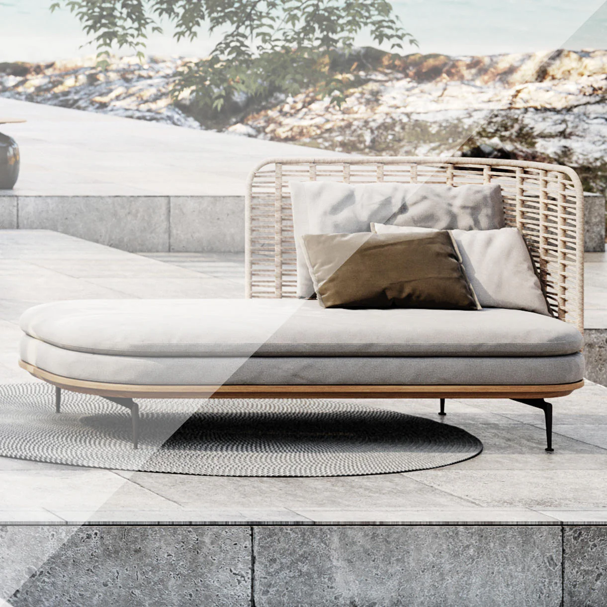Protective Cover for Mistral Right Chaise