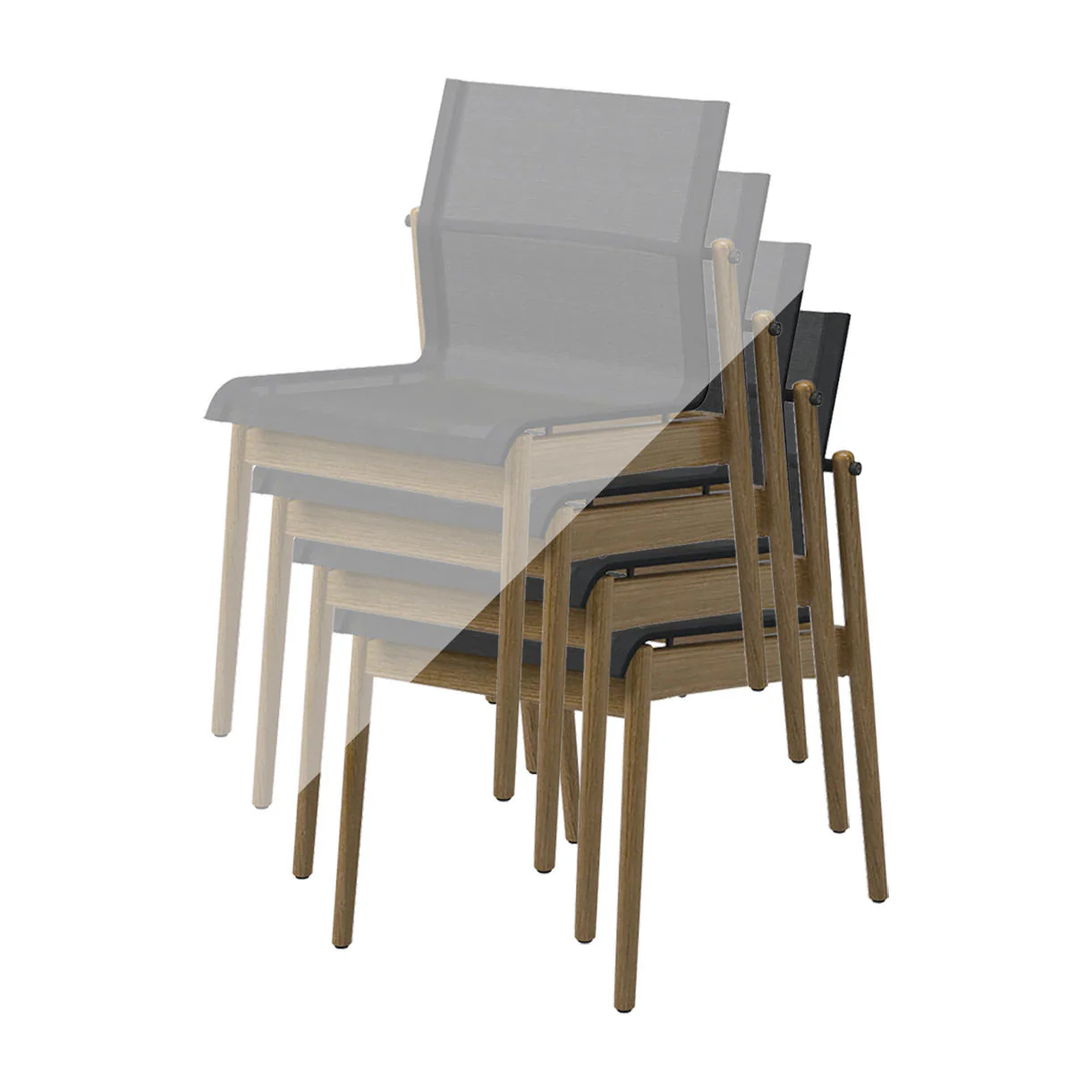 Protective Cover for Sway Teak Stacking Chairs