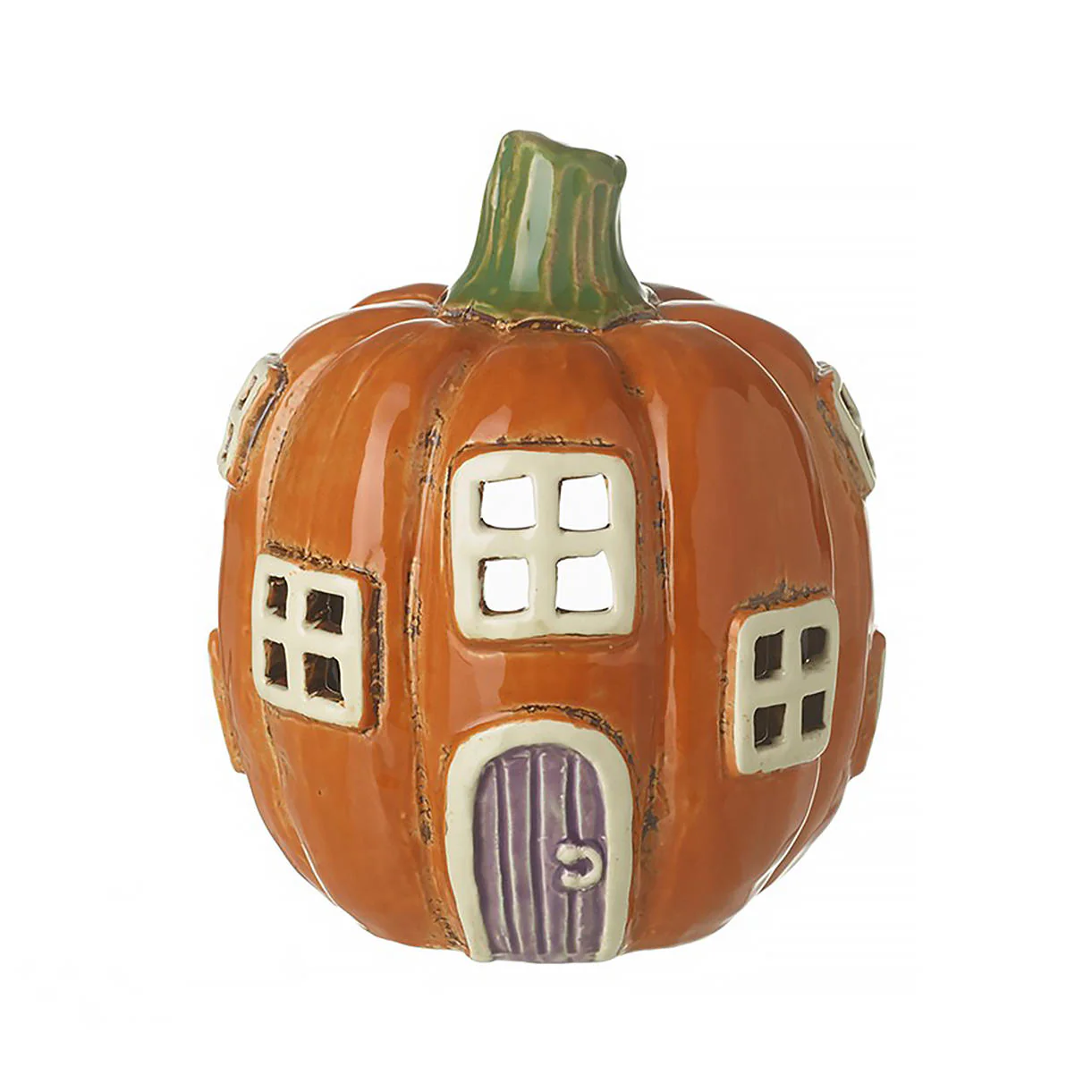 Quirky Pumpkin House Lantern - Image 3