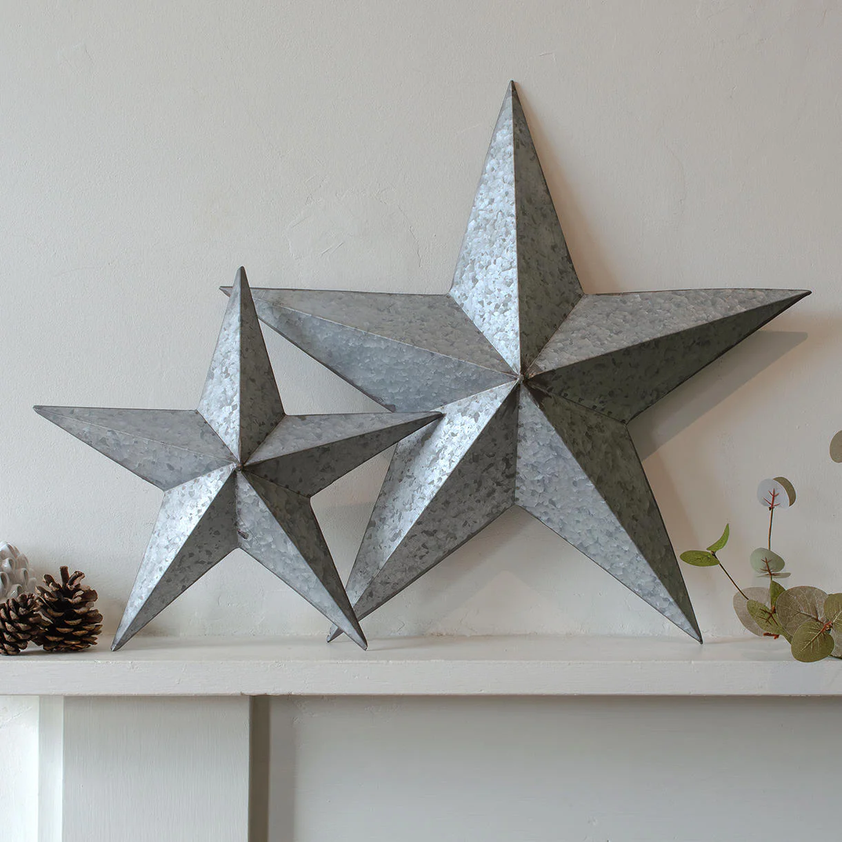Zinc Metal Christmas Stars