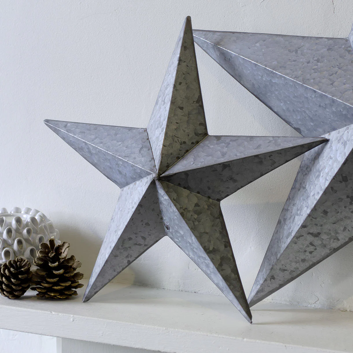 Zinc Metal Christmas Stars - Image 4