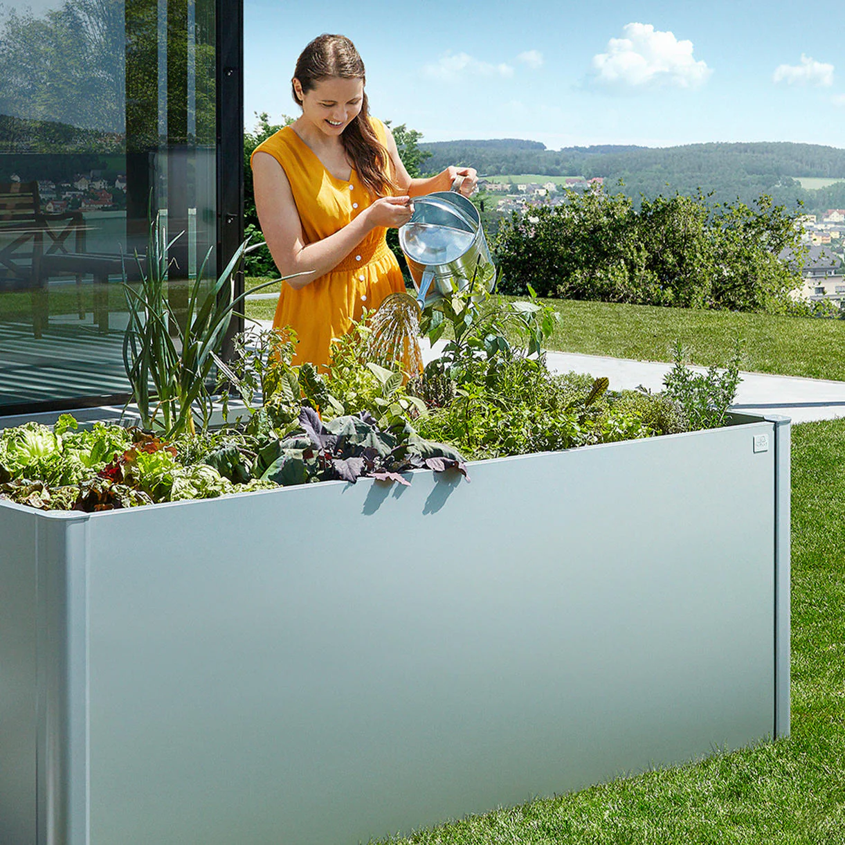 Rectangular Raised Vegetable Bed by BioHort