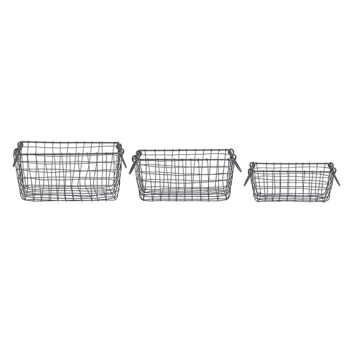Rectangular Wire Storage Baskets