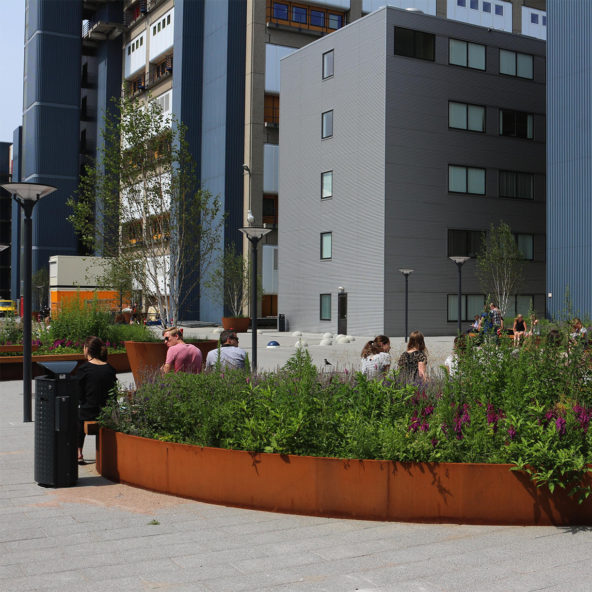 Retaining Walls Corten - Outside Curve - Image 2