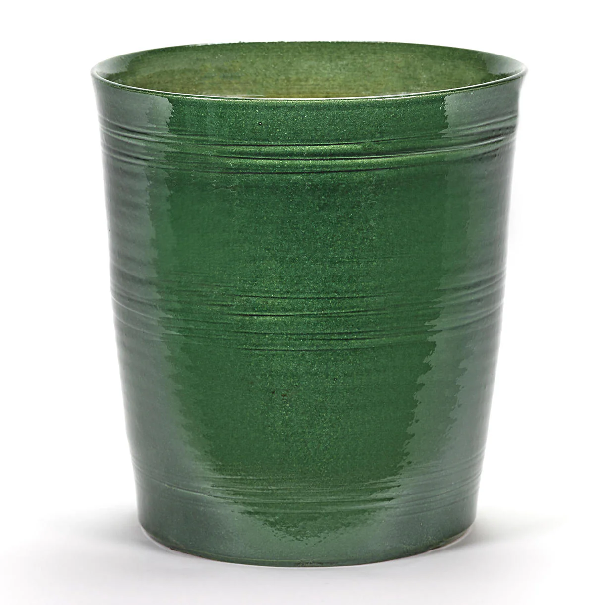 Rich Green Glazed Indoor Pots - Image 4