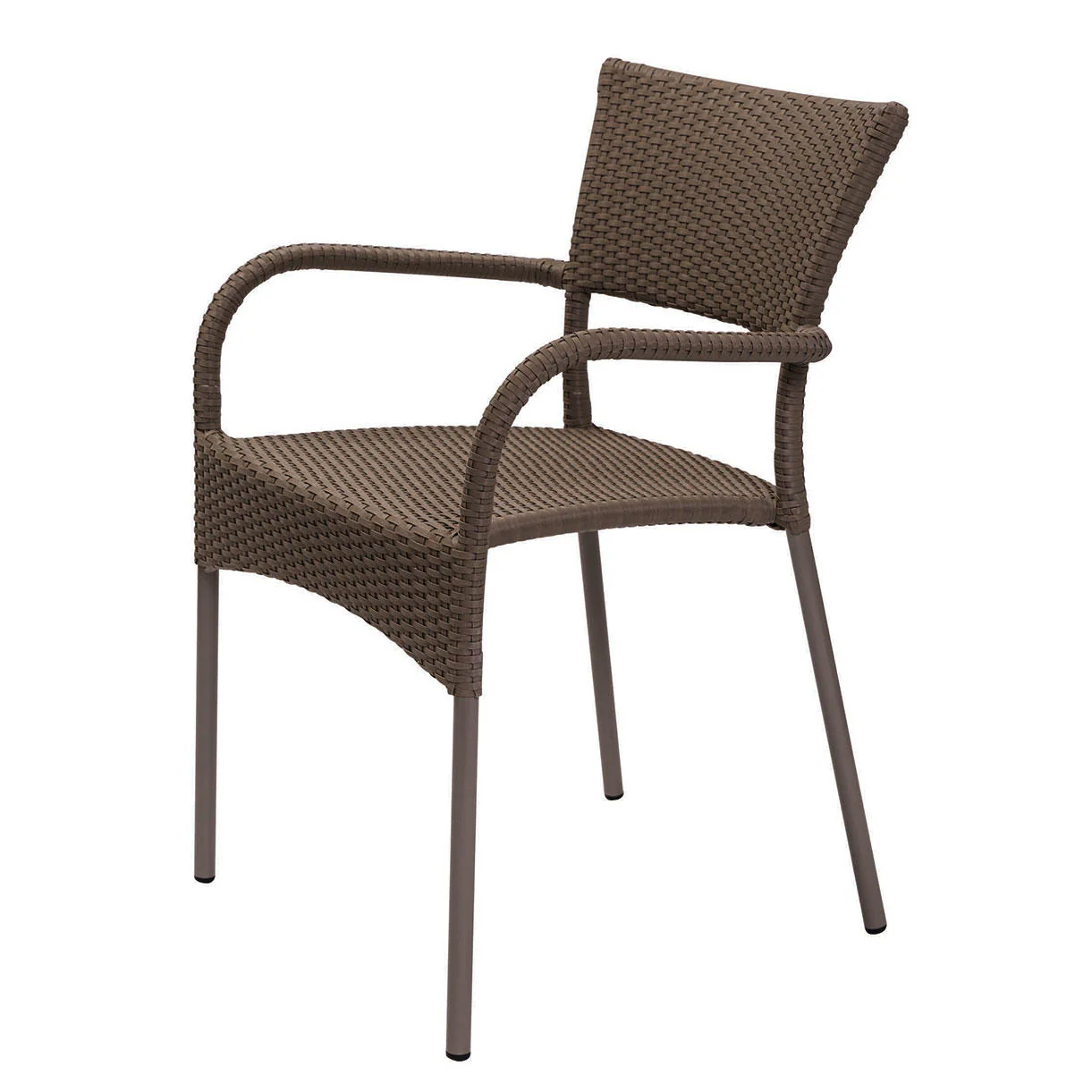 Rollo Stacking Outdoor Dining Chairs with Arms - Image 3