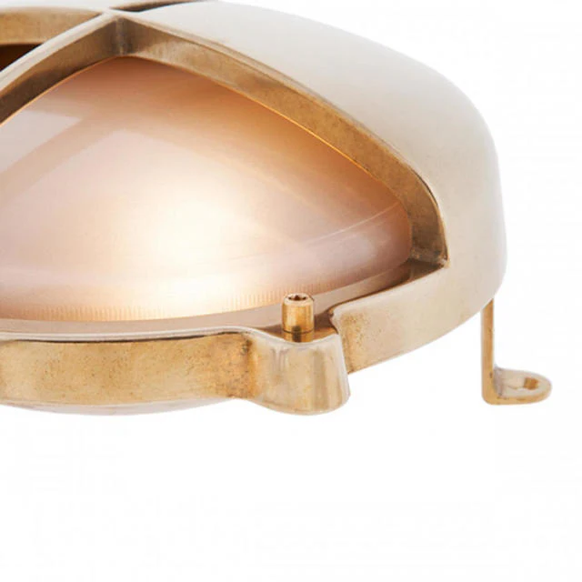 Round Bulkhead Lights with Split Shade and External Fixing Legs - Image 2