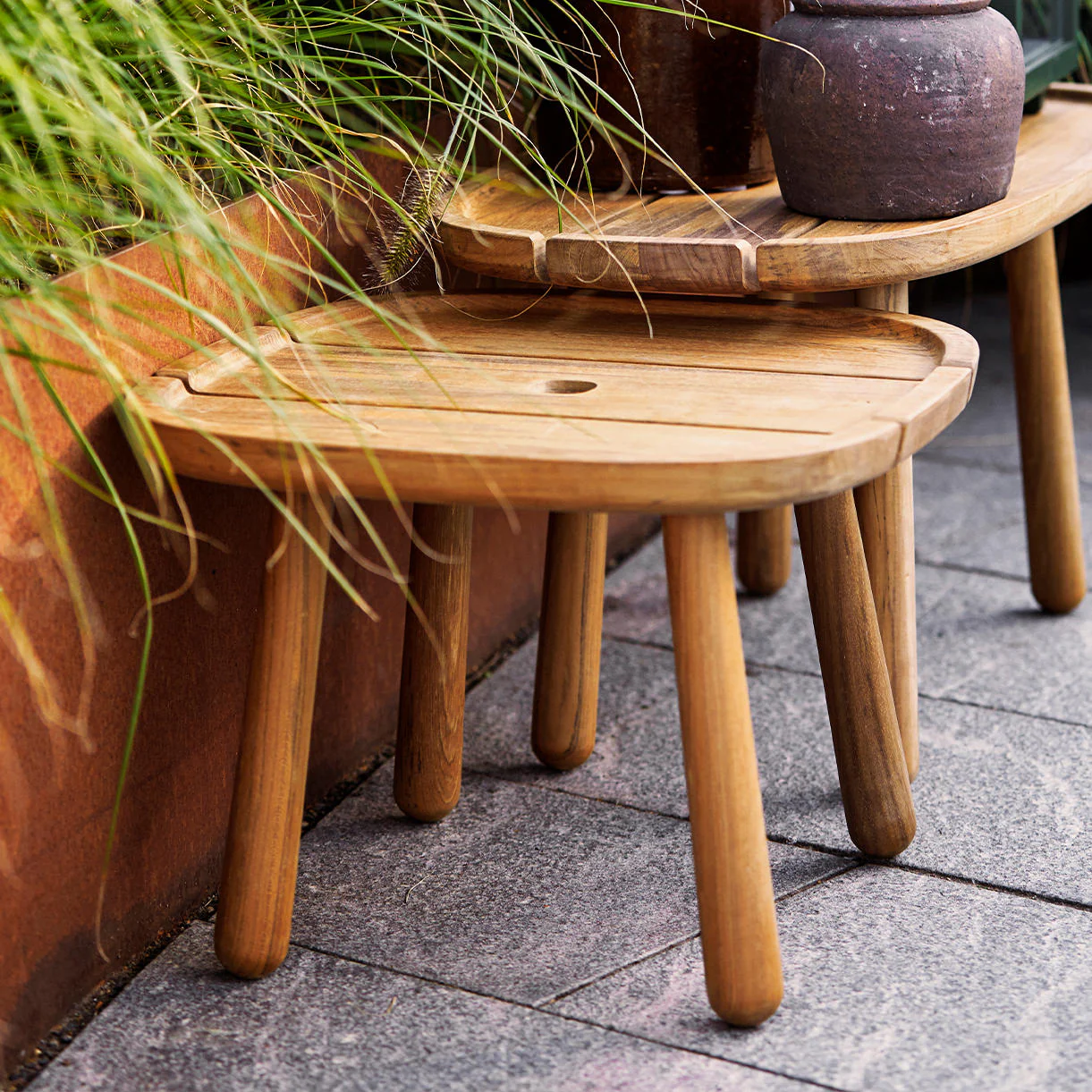 Royal Square Teak Coffee Table - Image 2