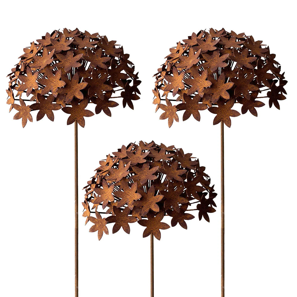 Rusted Large Allium Flower - Image 2