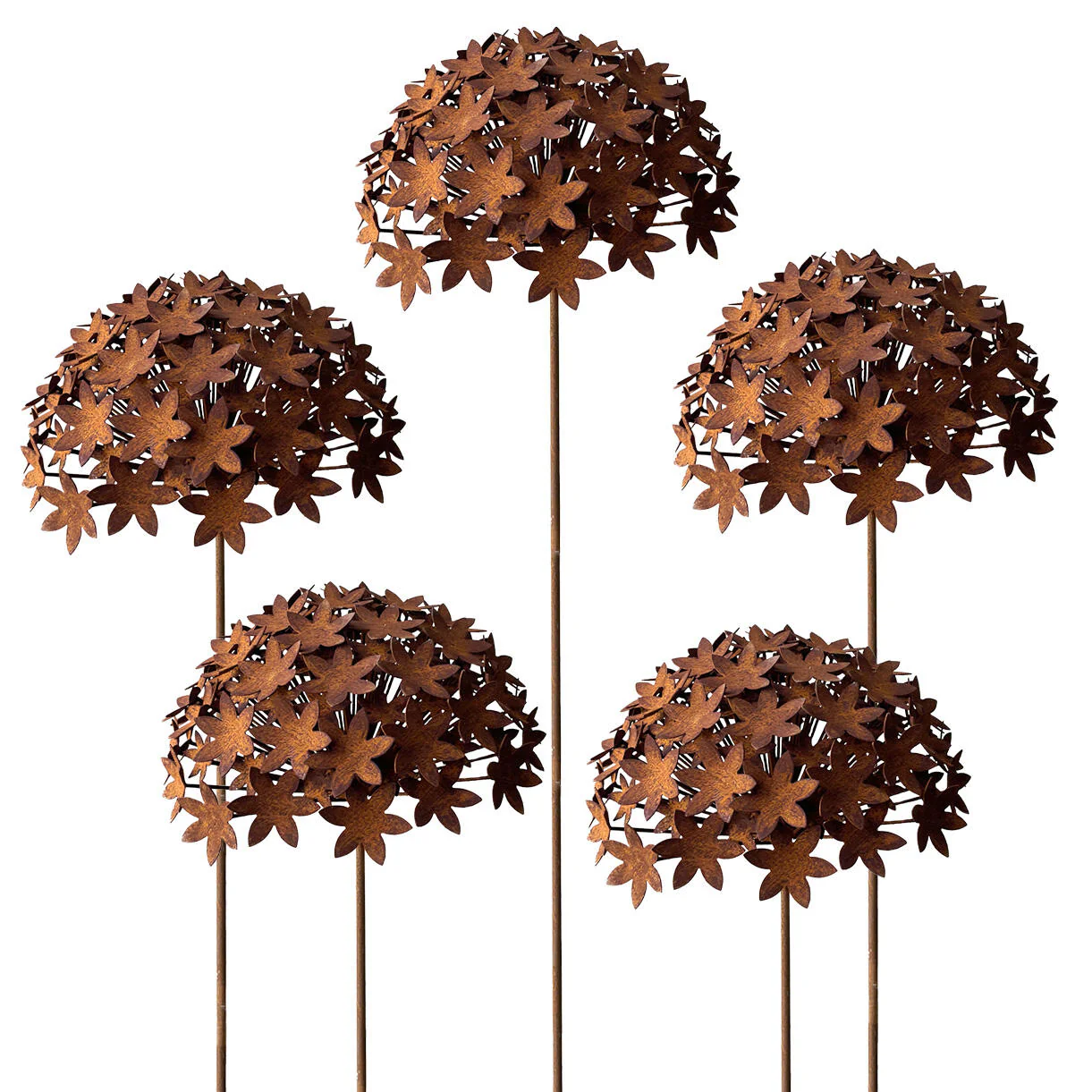 Rusted Large Allium Flower - Image 3