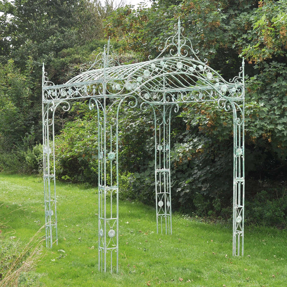 Ornate Rustic Floral Square Pavilion - Image 3