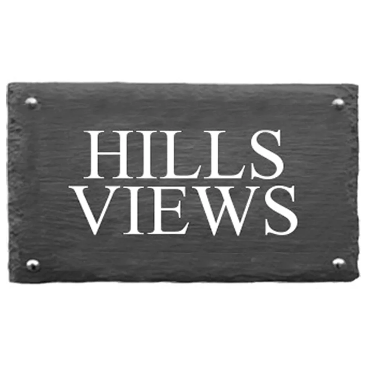 Rustic Slate Two Line House Signs - Image 7