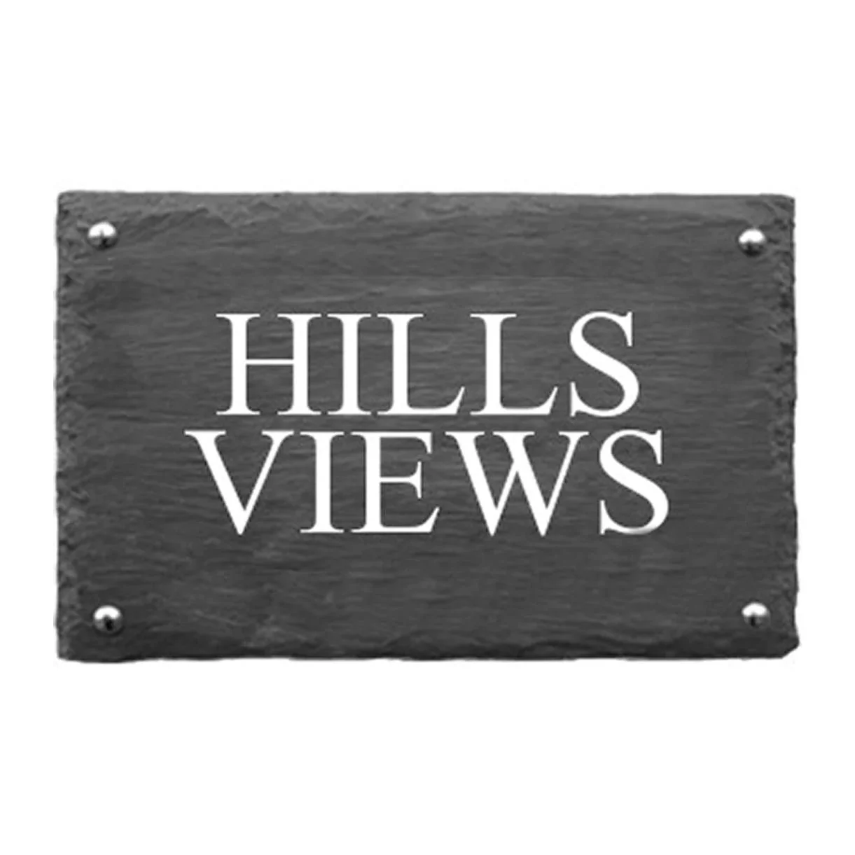 Rustic Slate Two Line House Signs - Image 9