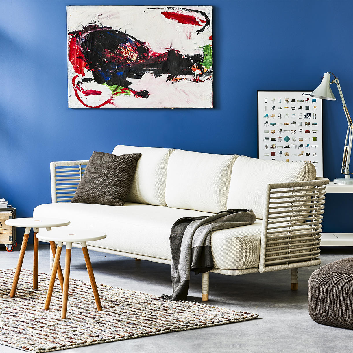 Sense Indoor 3 Seater Sofa - Image 2