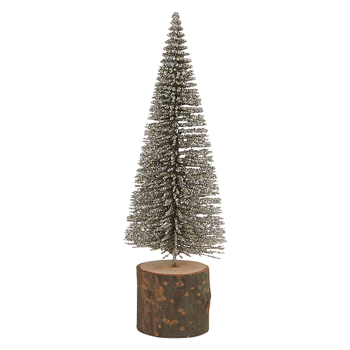 Silver Dusted Bottle Brush Fir Tree - Image 4