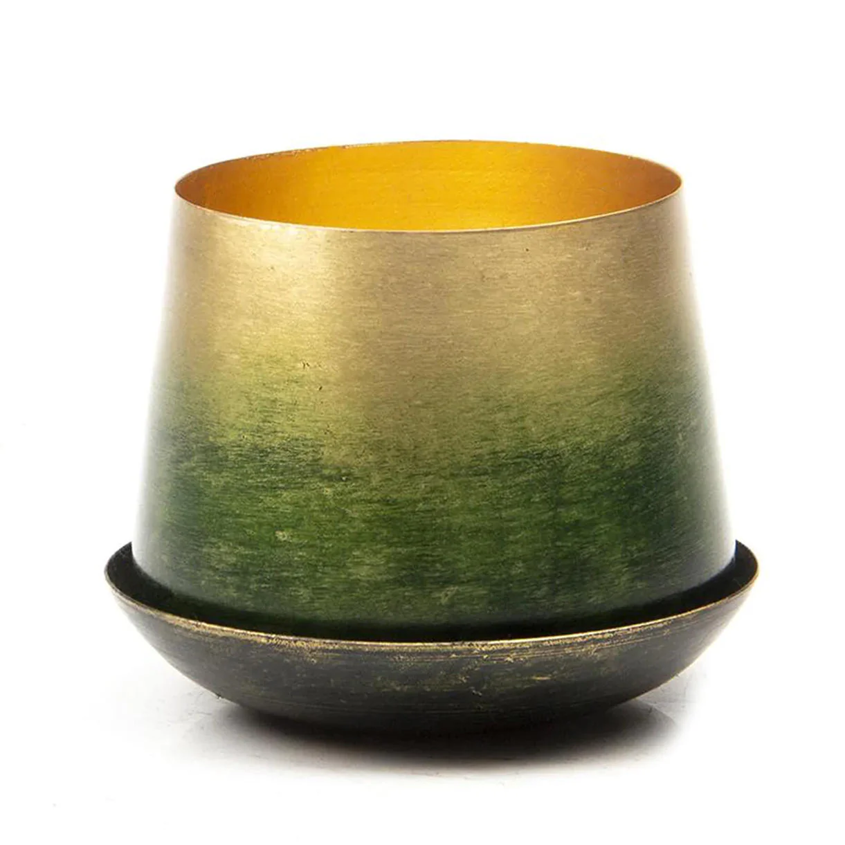 Small Lustre Planter with Saucer - Image 6