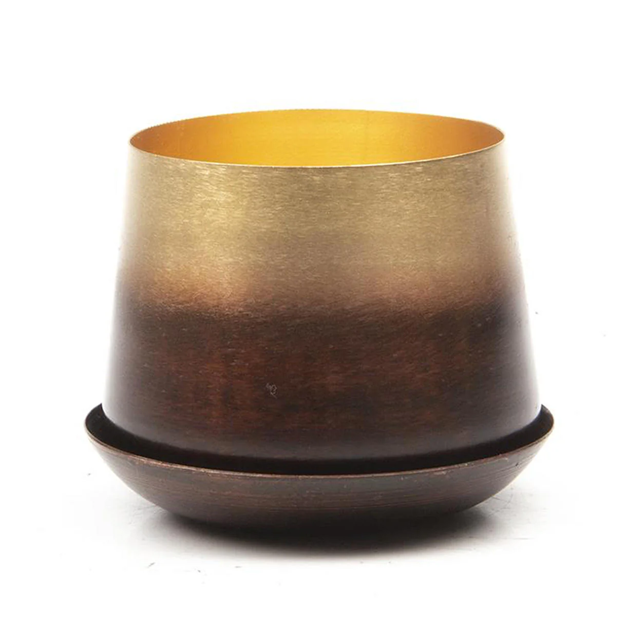 Small Lustre Planter with Saucer - Image 7