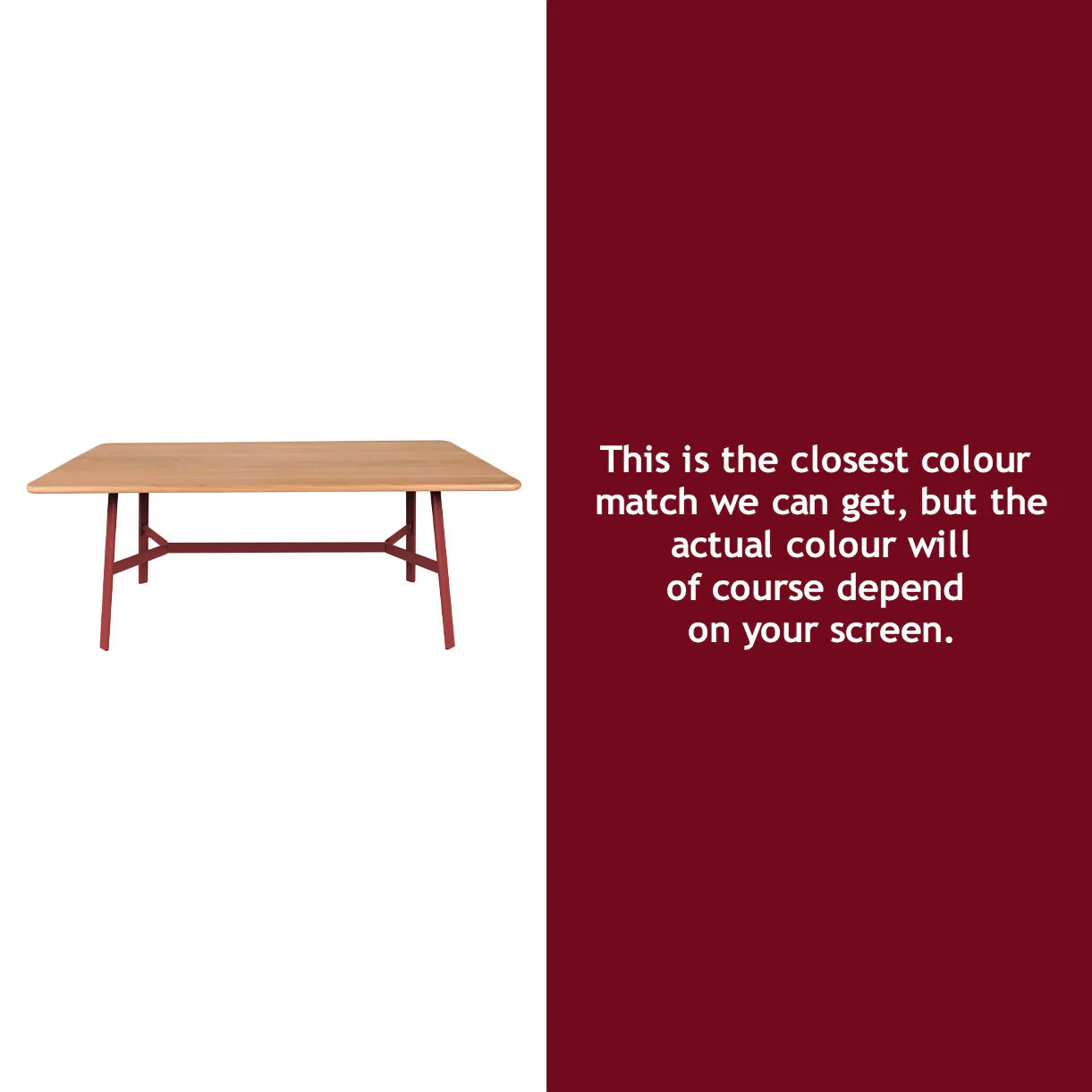 SO'O Indoor Oak 180 x 90cm Table - Image 13