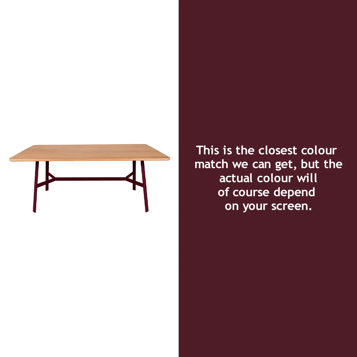 SO'O Indoor Oak 180 x 90cm Table - Image 15