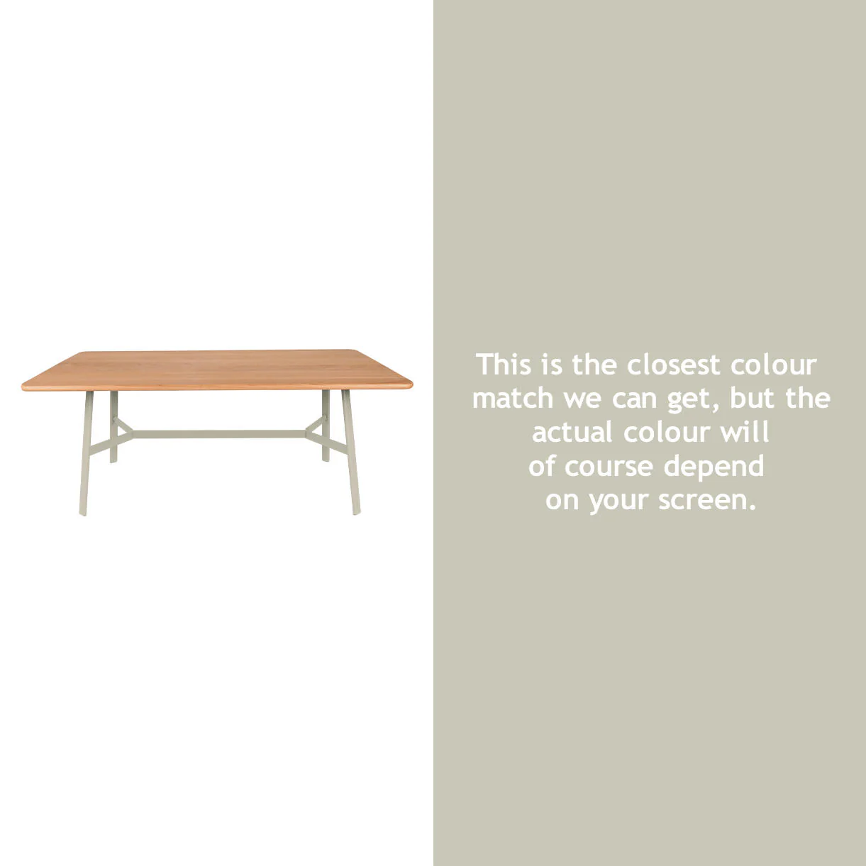 SO'O Indoor Oak 180 x 90cm Table - Image 3