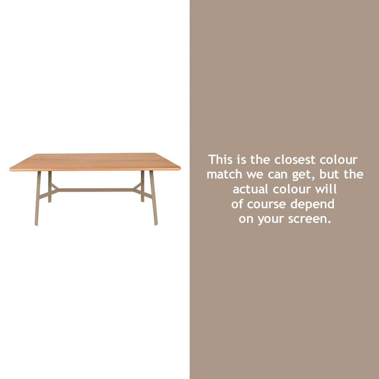 SO'O Indoor Oak 180 x 90cm Table - Image 5