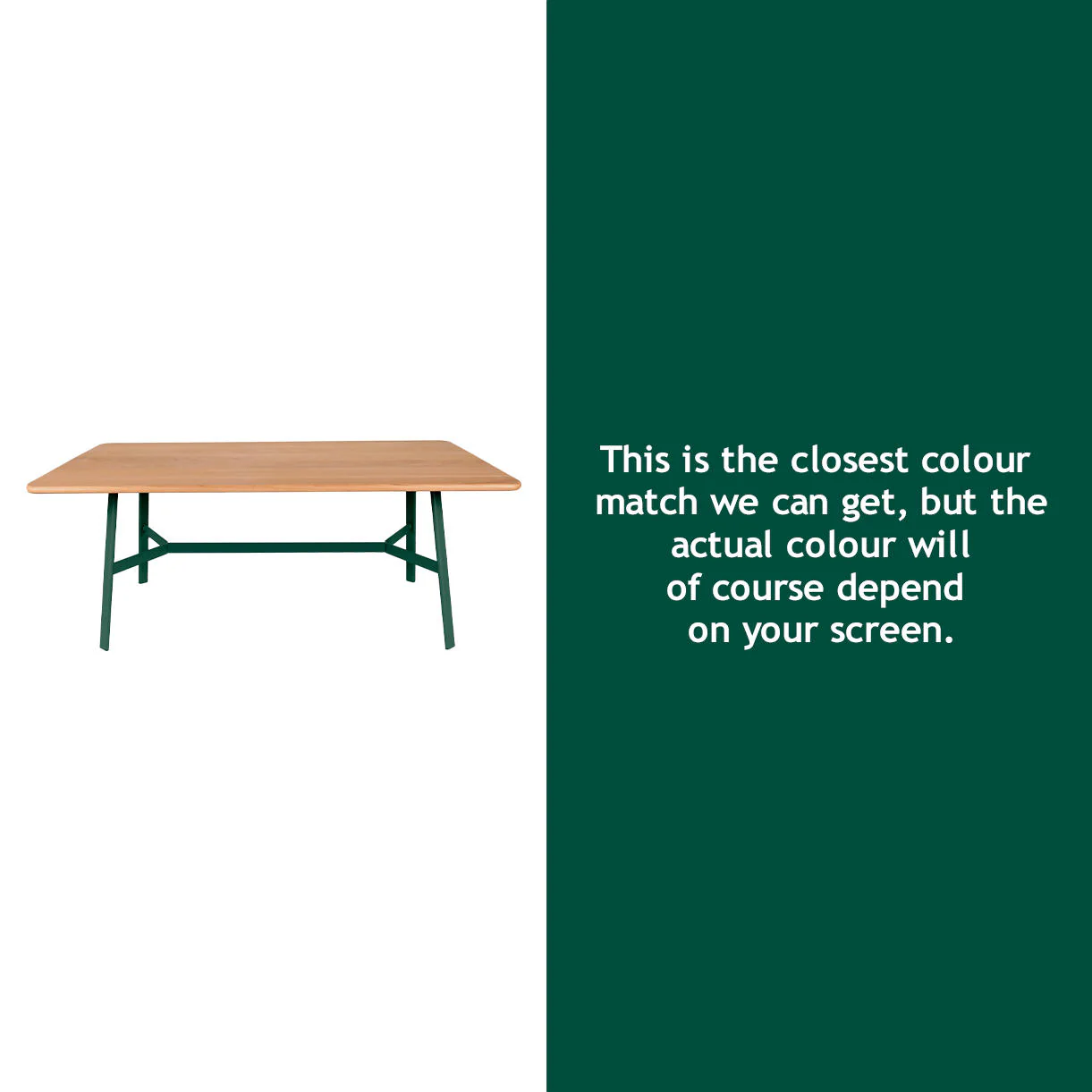 SO'O Indoor Oak 180 x 90cm Table - Image 6