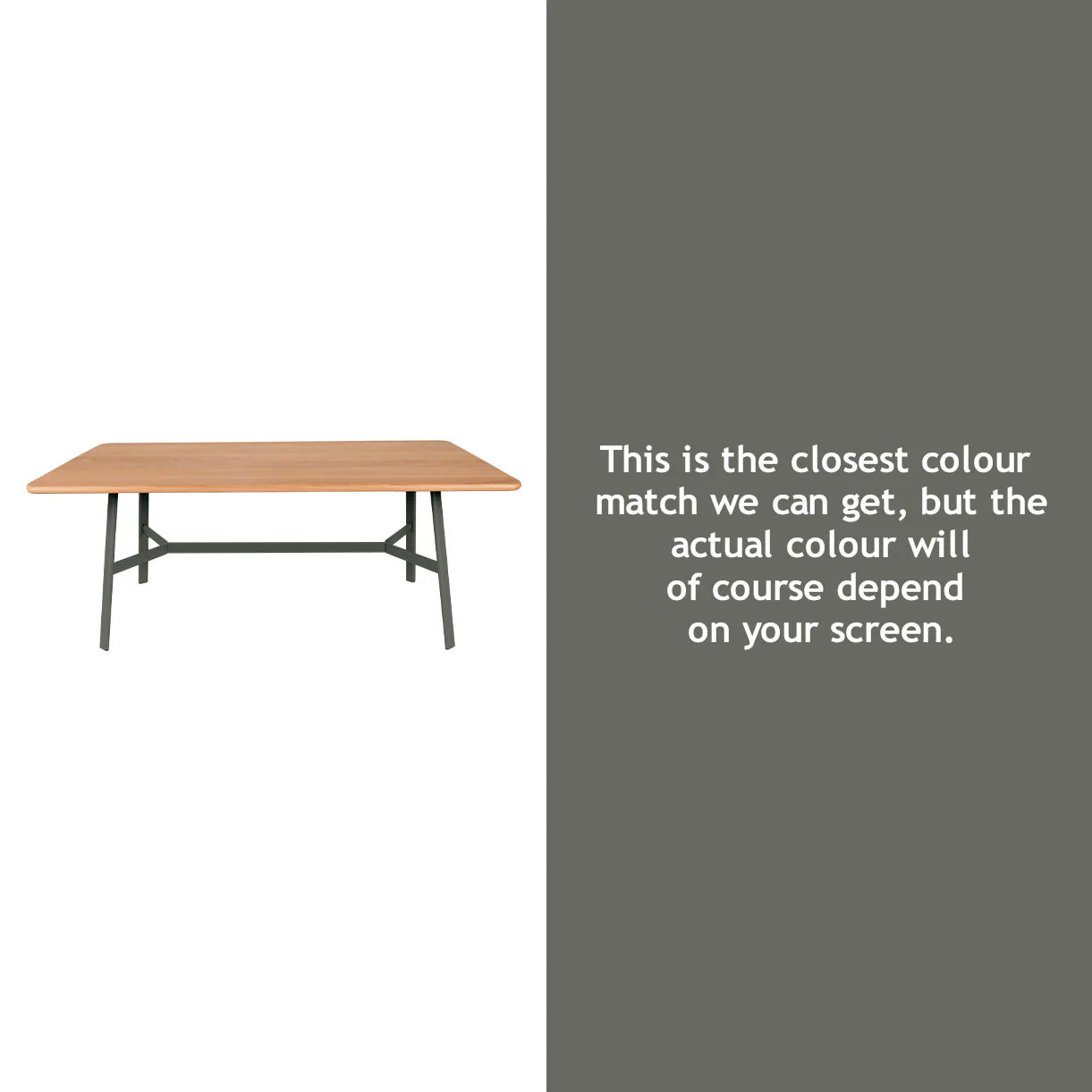 SO'O Indoor Oak 180 x 90cm Table - Image 7