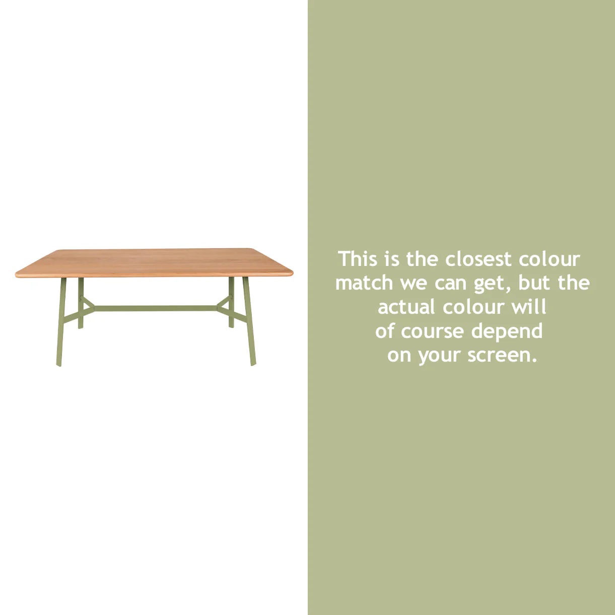 SO'O Indoor Oak 180 x 90cm Table - Image 9