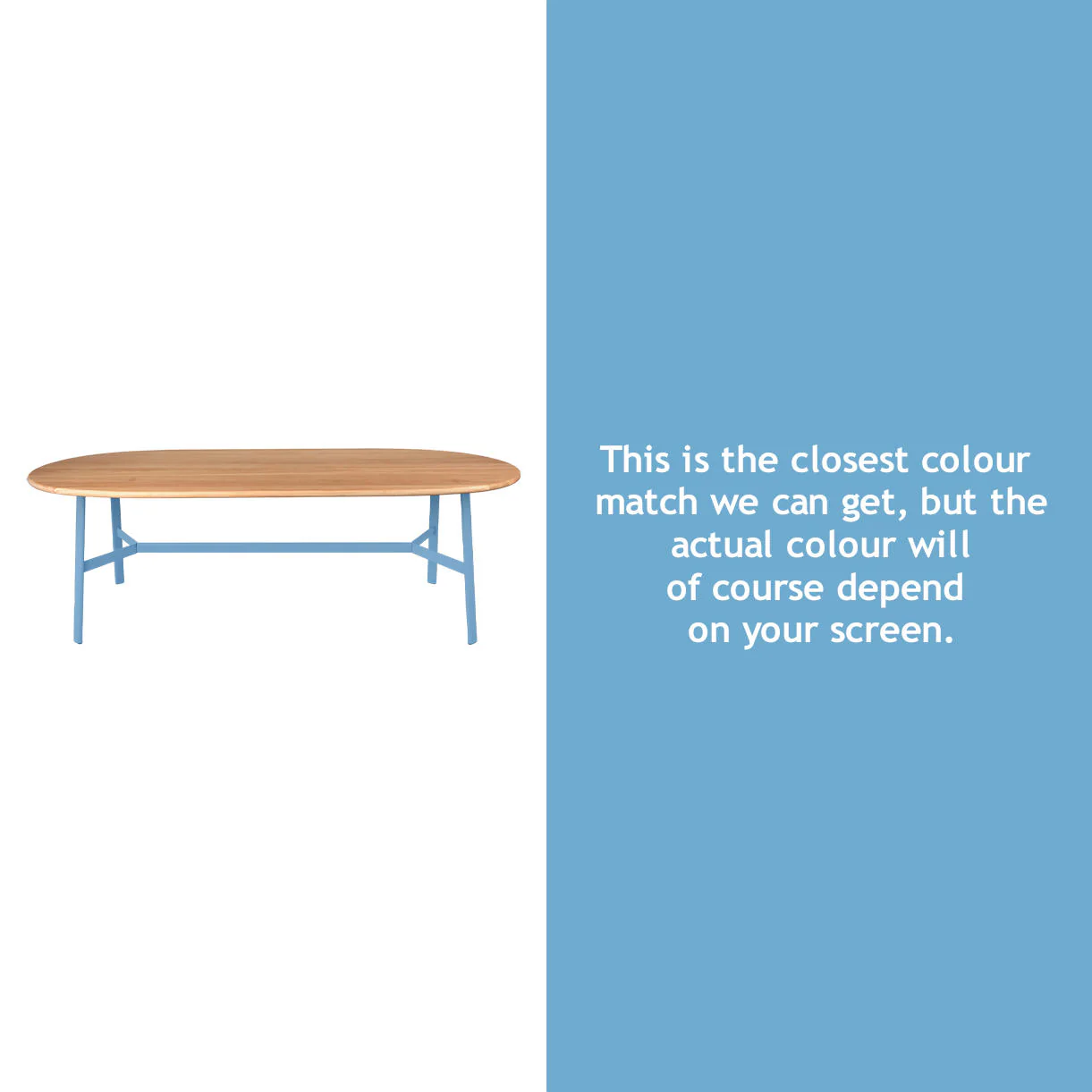 SO'O Oval Indoor Oak 220 x 95cm Table - Image 24