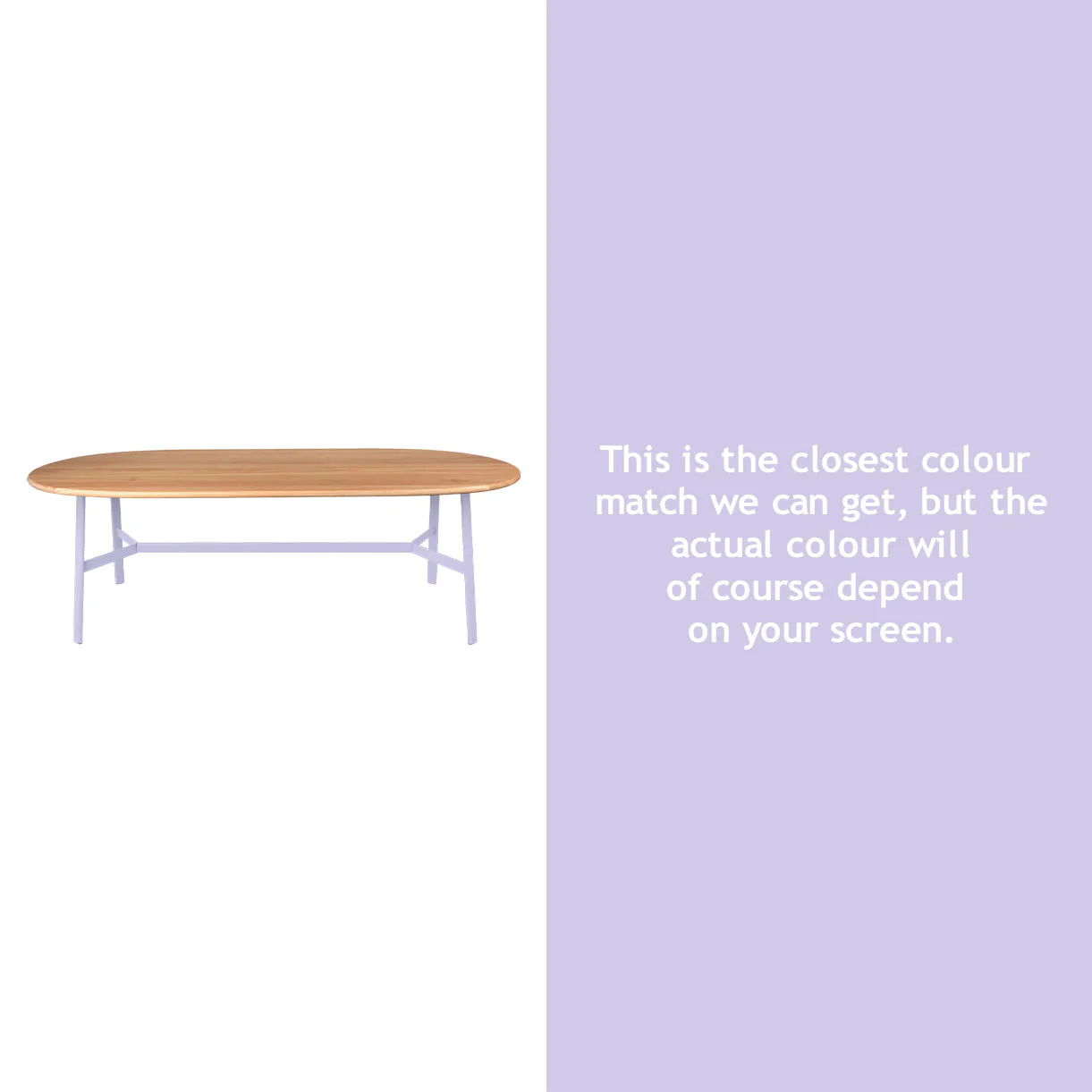 SO'O Oval Indoor Oak 220 x 95cm Table - Image 31