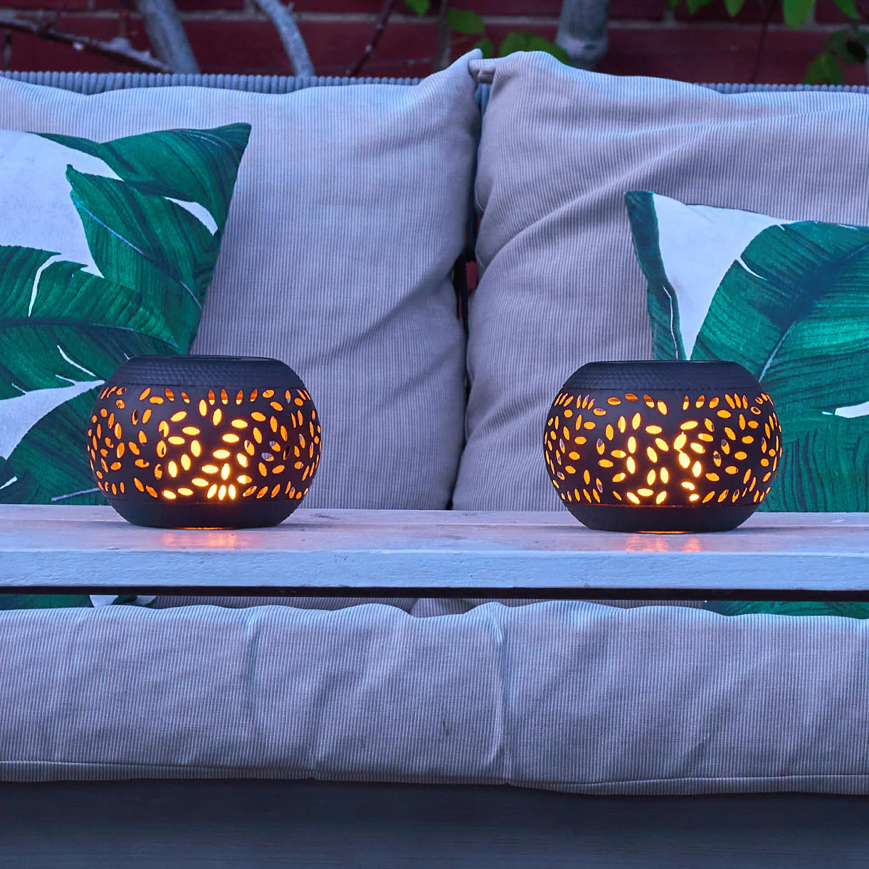 Solar Flame Outdoor Lantern - Image 3