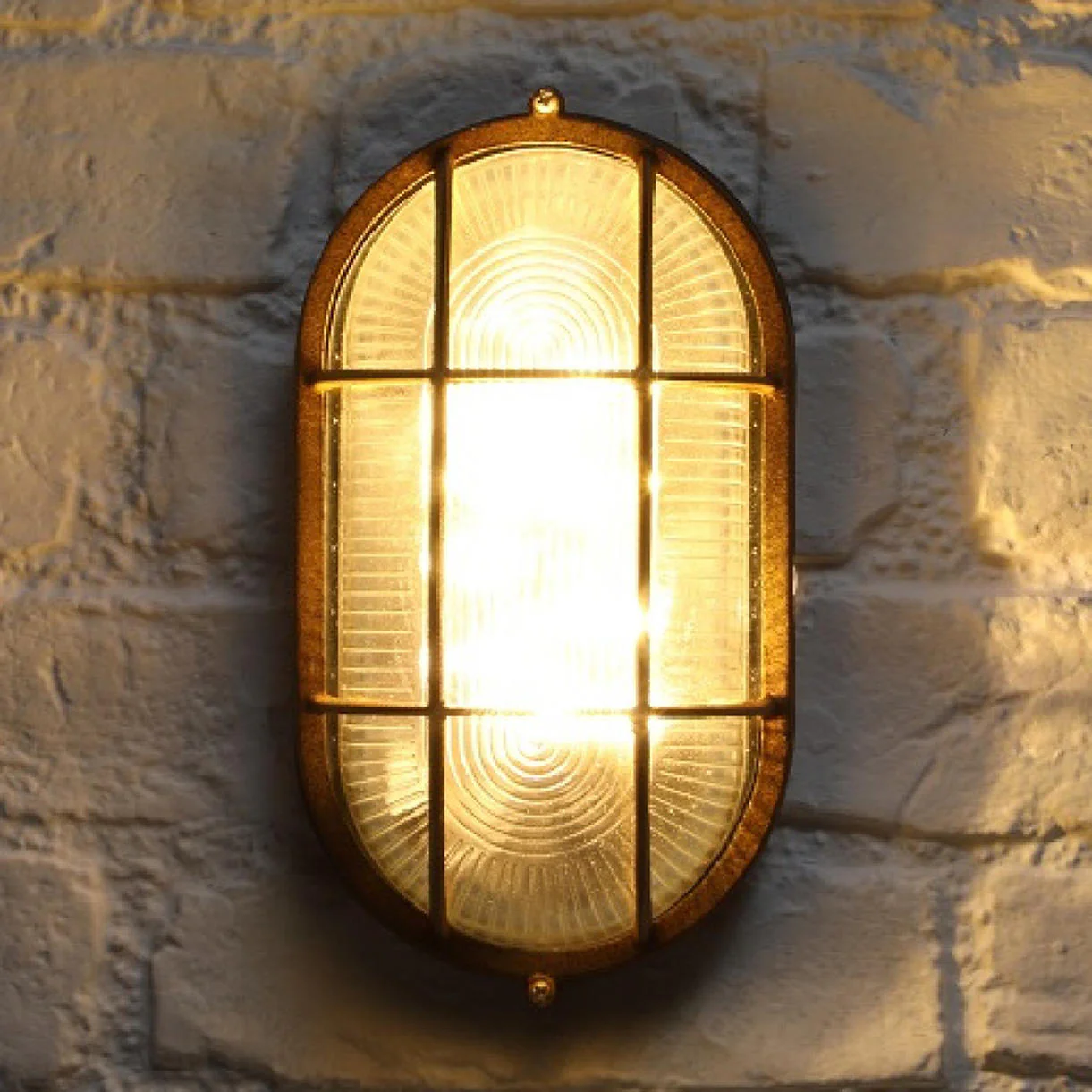 Solar Oval BulkHead Wall Light