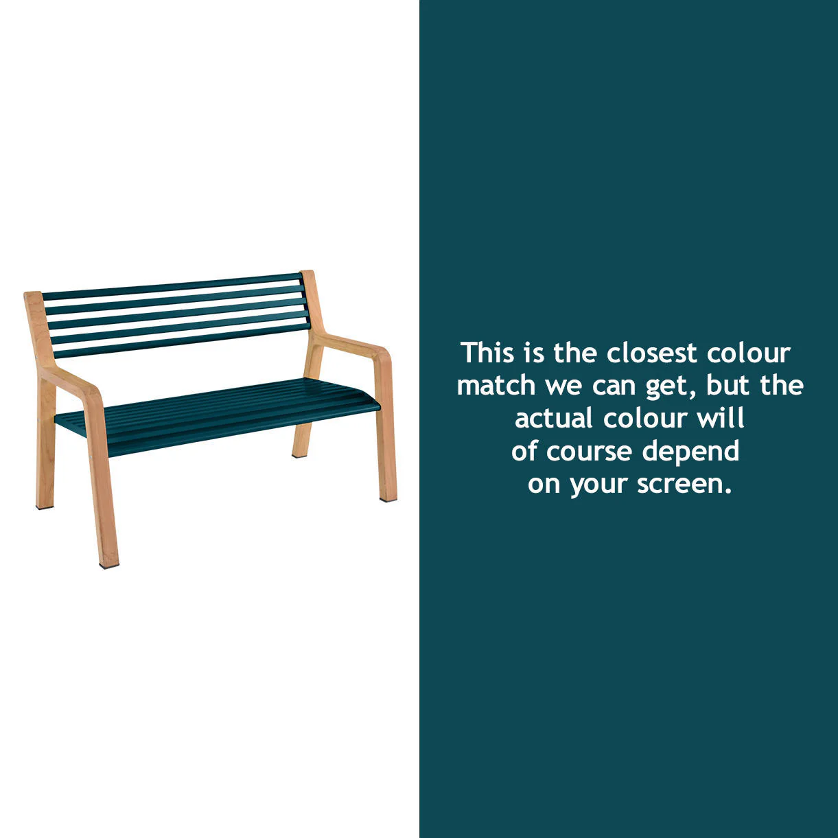 Somerset Bench with Teak Legs - Image 9