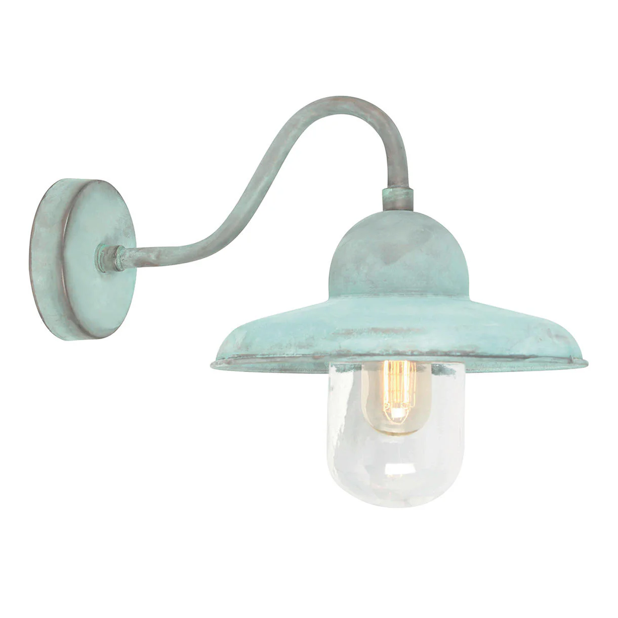 Somerton Brass Outdoor Wall Lanterns - Image 6