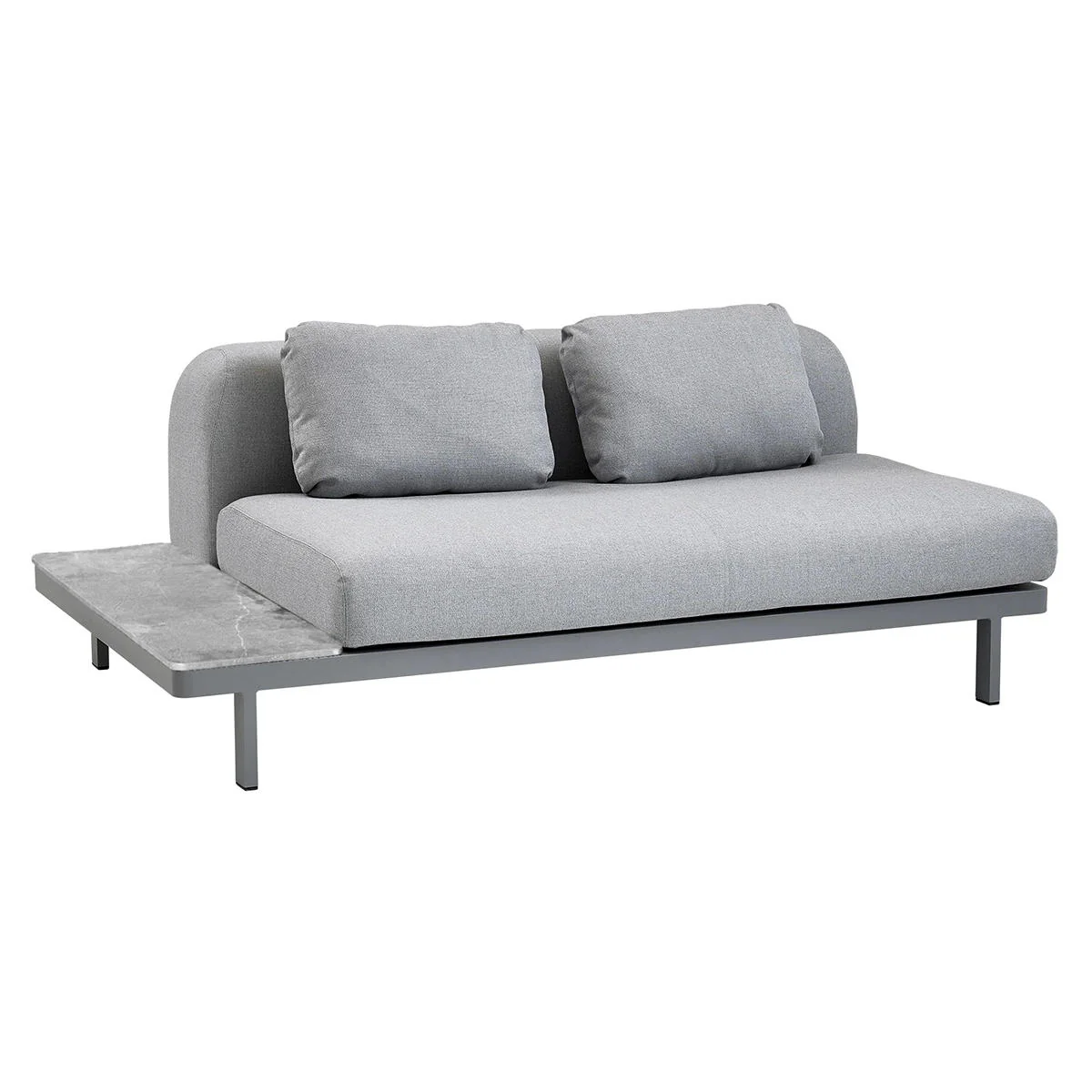 Space 2 Seater Module with Ceramic Table - Right