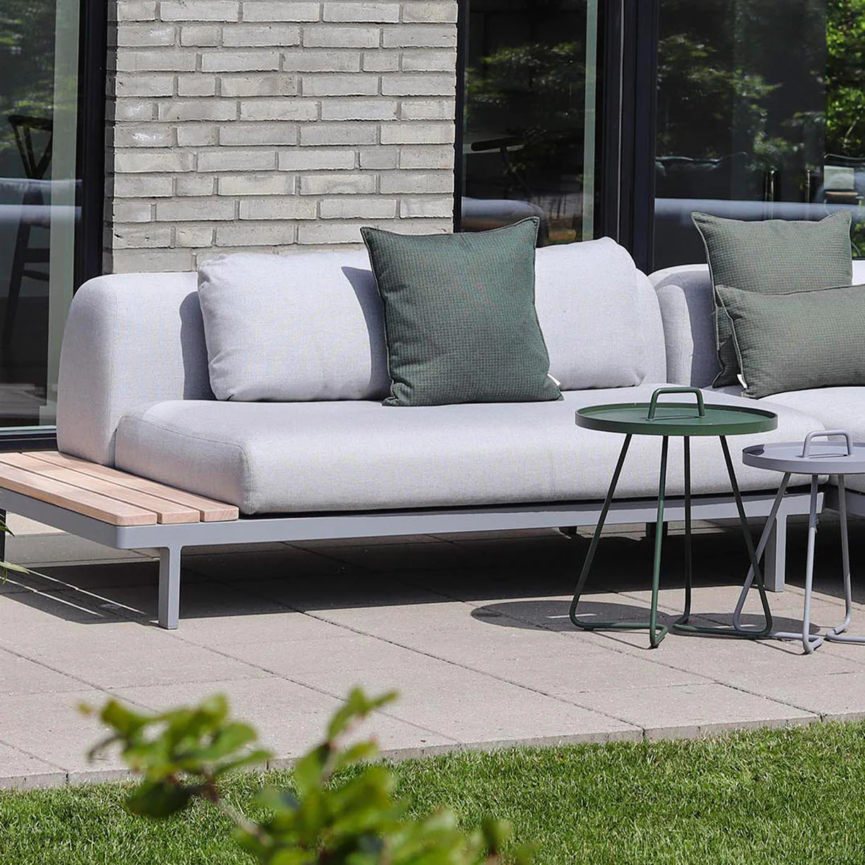 Space 2 Seater Module with Teak Table - Right - Image 2
