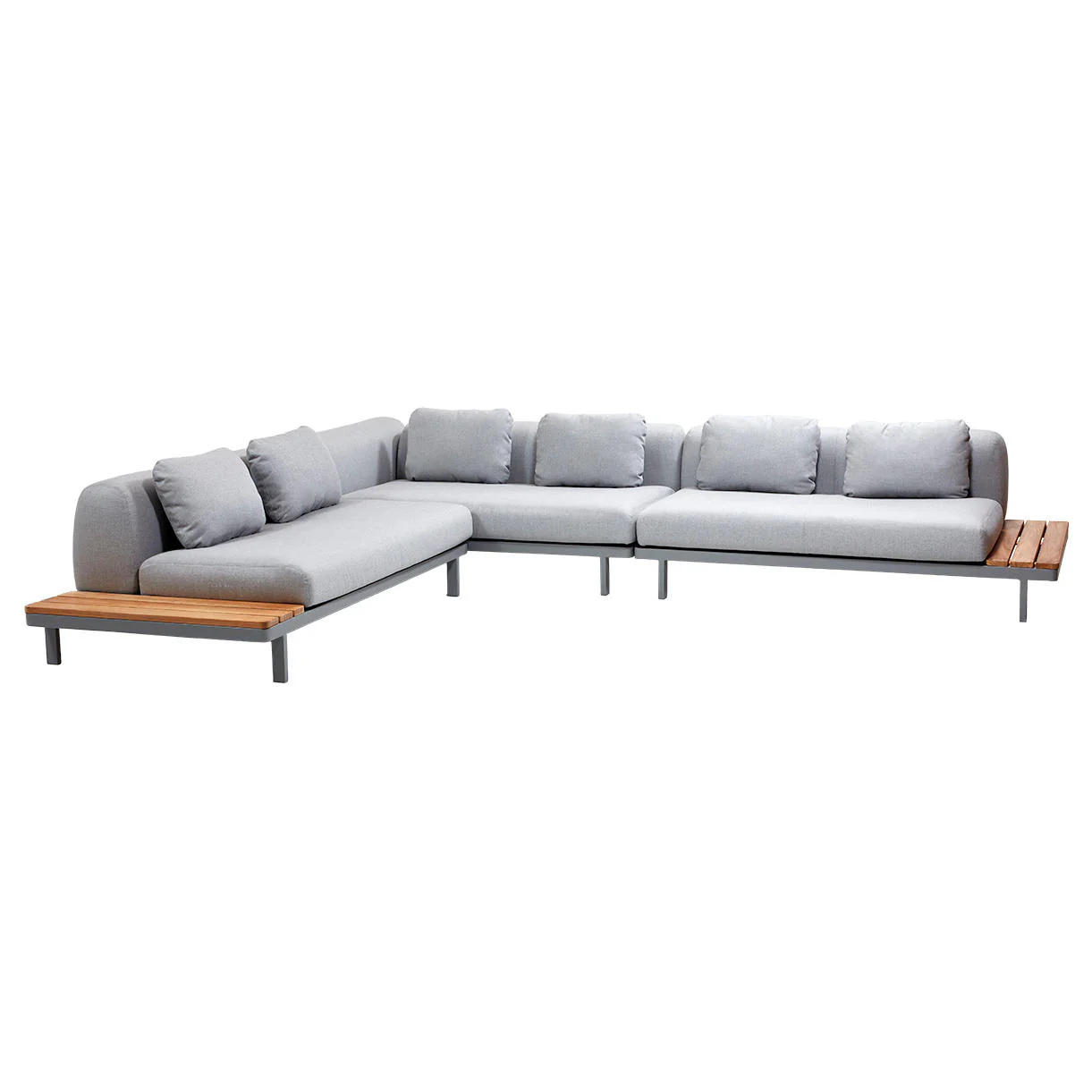 Space 2 Seater Module with Teak Table - Right - Image 5