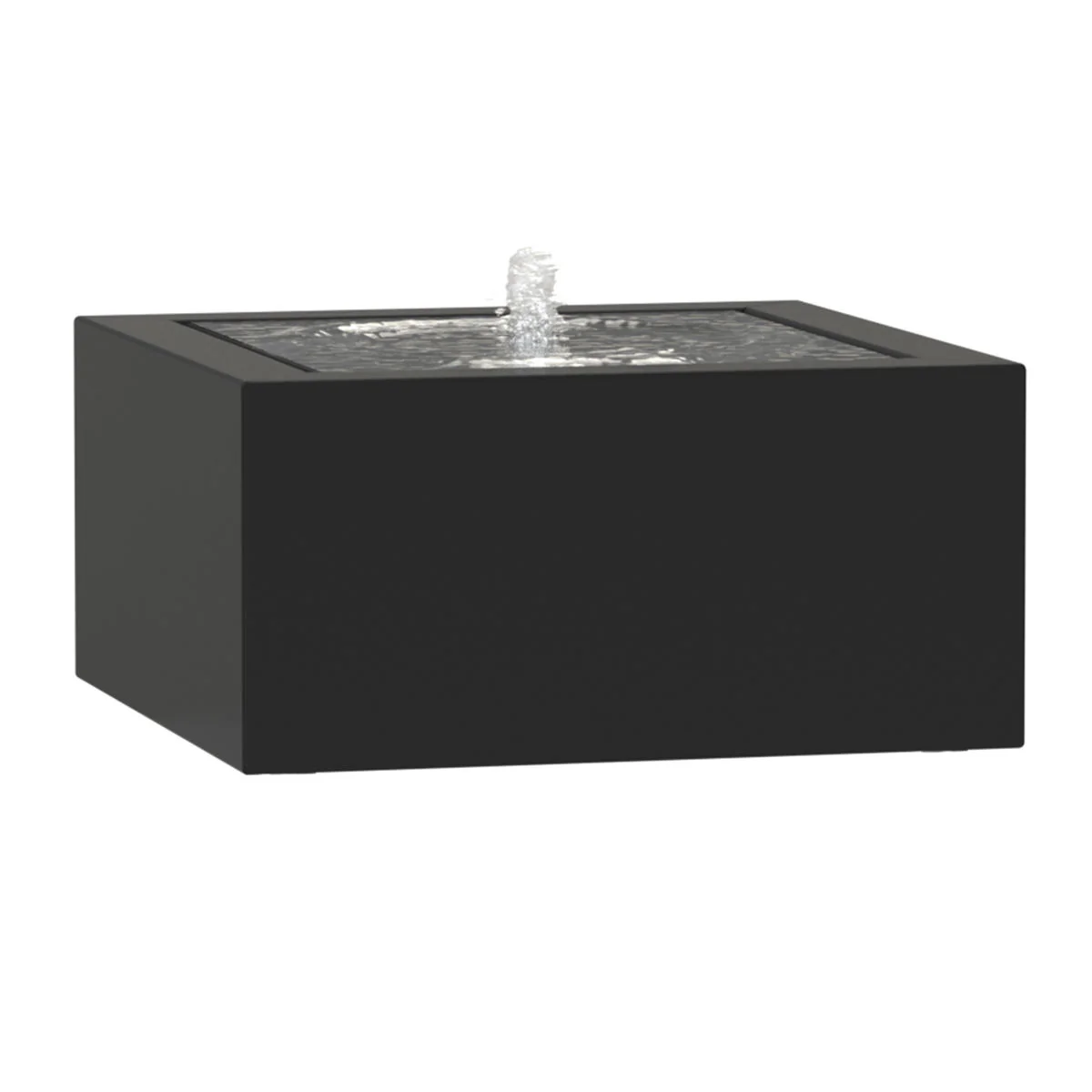 Aluminium Square Water Feature with Fountain - Image 3
