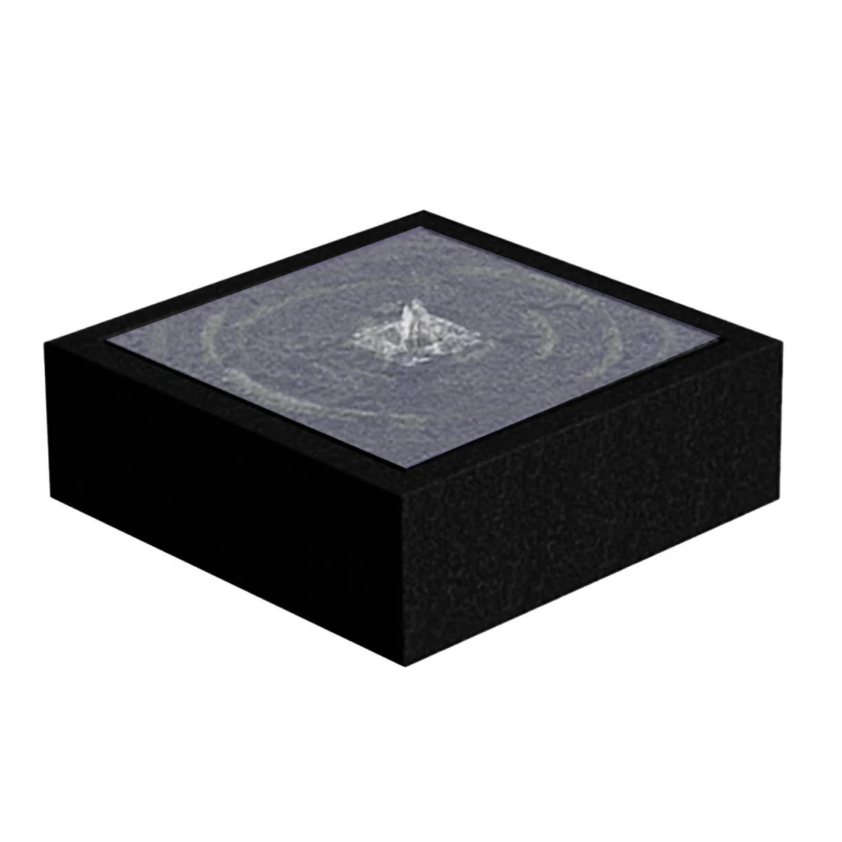 Aluminium Square Water Feature with Fountain - Image 4